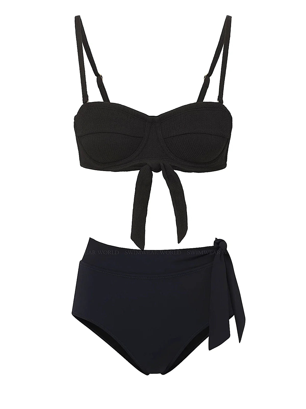 Nellie-Side Tie High Waist Bikini